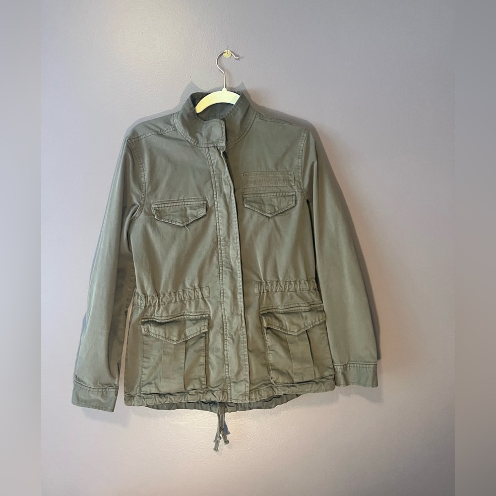 Green army jacket